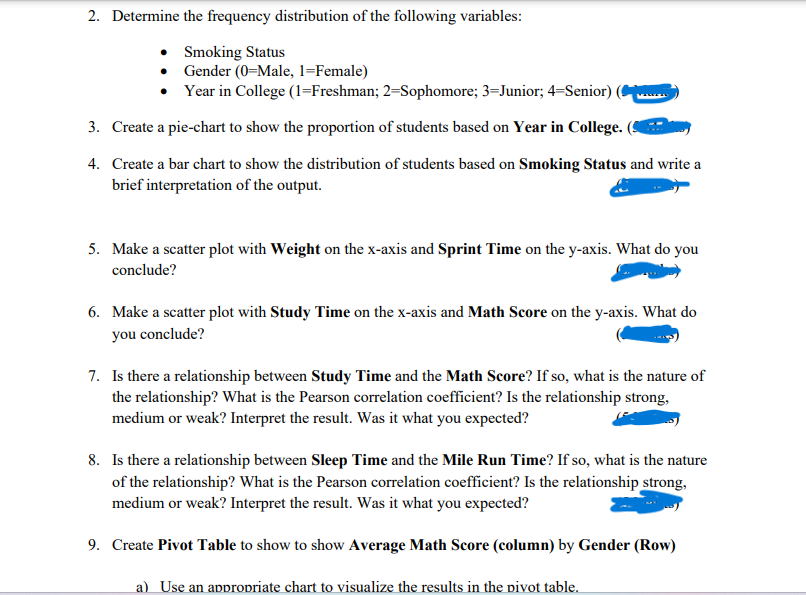 Score Score on English placement test (out of 100 points) Reading Score