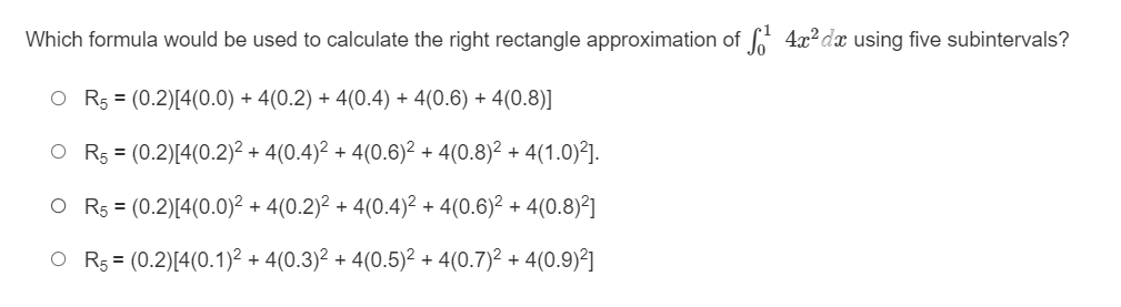 O L5 = 1.177 O L5 = 1.219 O L5 = 1.260Calculate