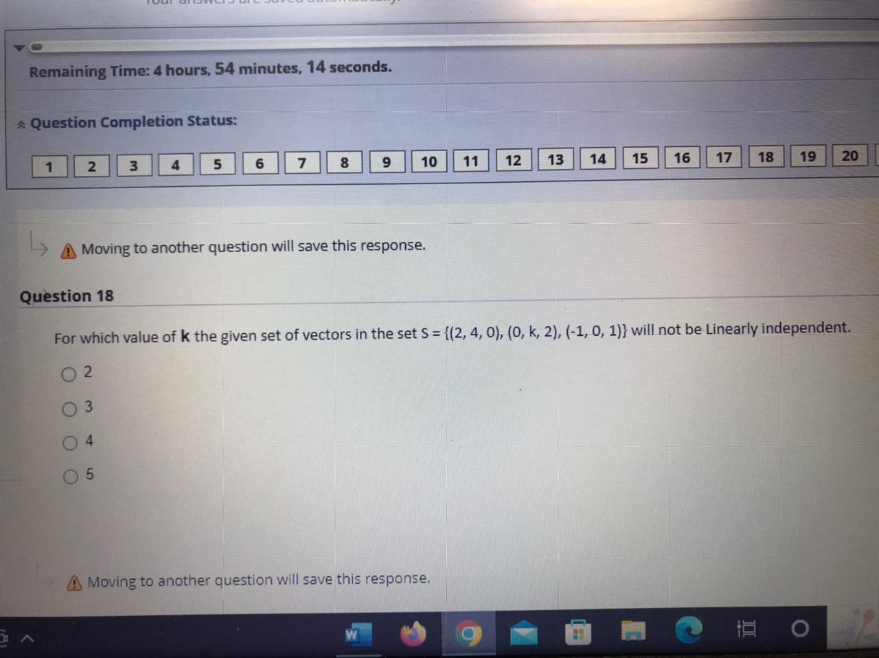 with the standard matrix addition and scalar multiplication is Vector space None