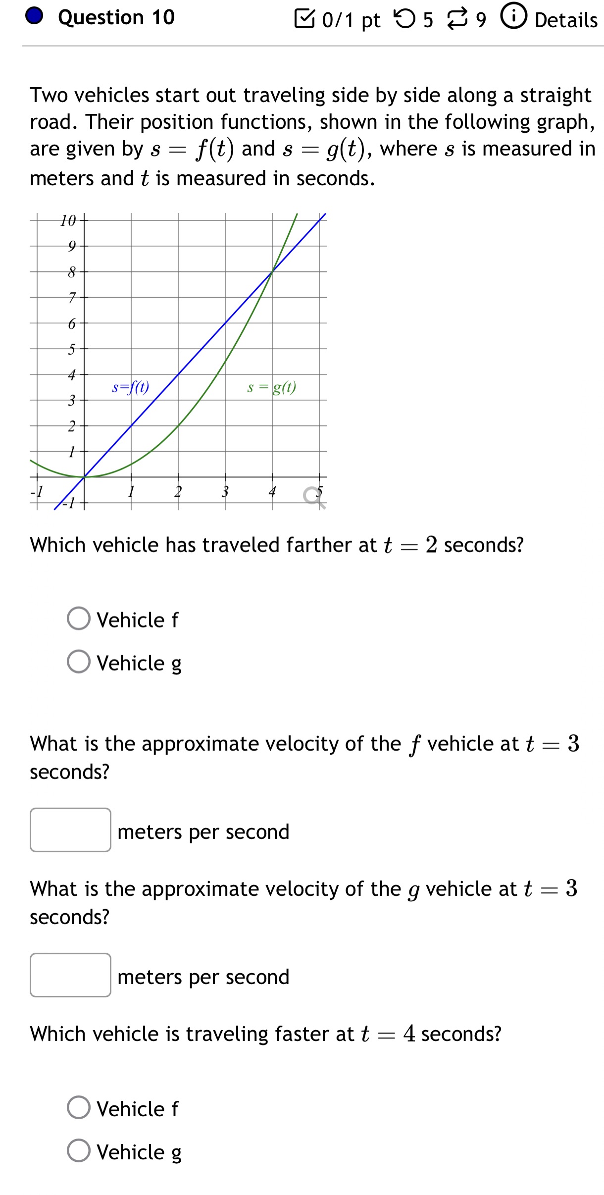  . Question 10 E 0/1 pt '0 5 Z 9 G)