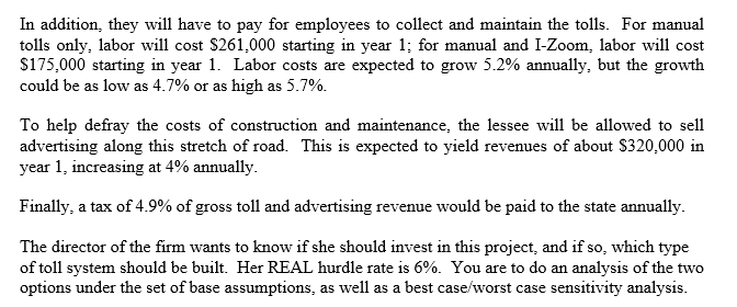 Analysis Net Prescnt Valuss {2U 17 3) Manual Tolls IZoom Bass Assumptions