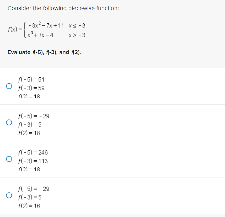 Where the function is increasing or decreasing E. Concave down or concave
