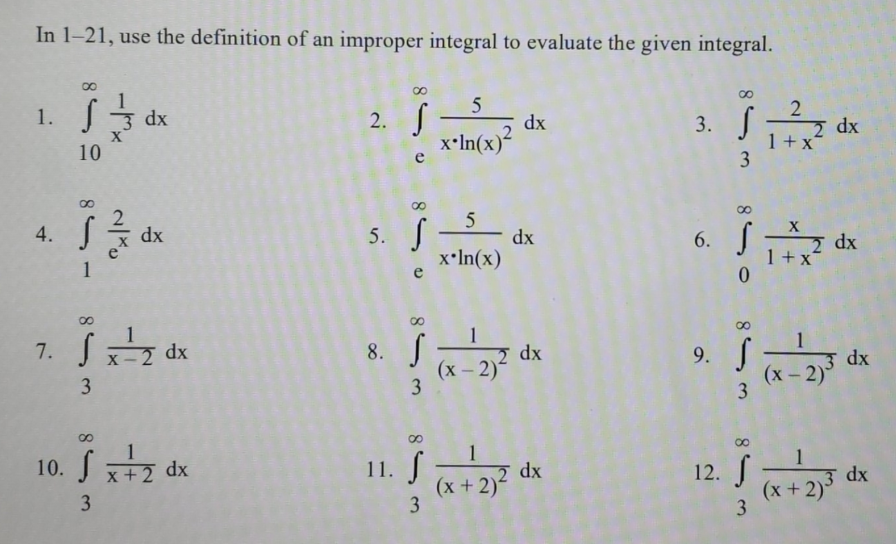 BY PARTS or PARTIAL FRACTION DECOMPOSITION. In the photo i have multiple