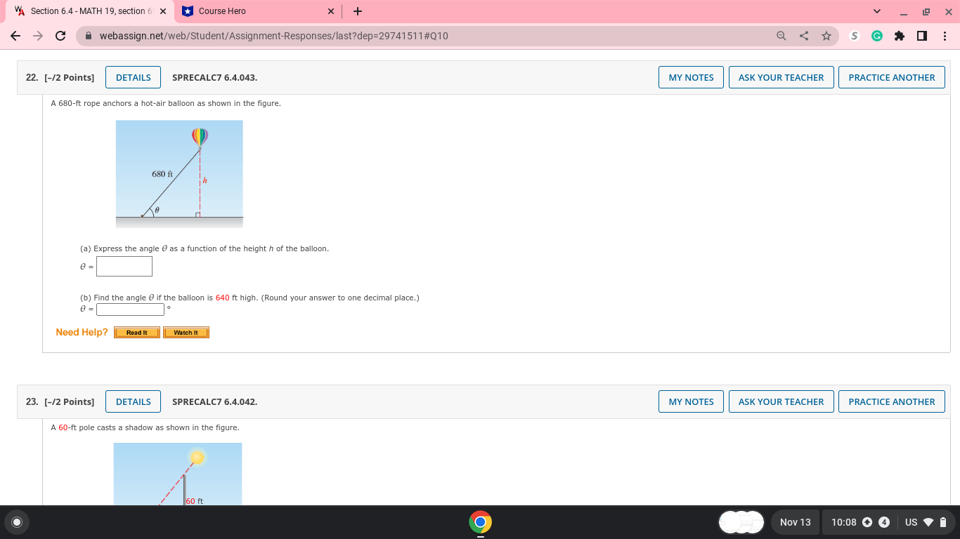 Help? Read It 14. [-/1 Points] DETAILS SPRECALC6 6.4.027-032.501.XP.MI. MY NOTES ASK