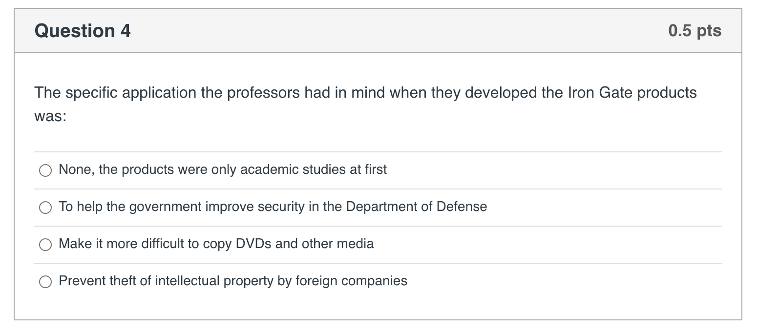 interest in Iron Gate's products 0 Beitler identified several qualified people who