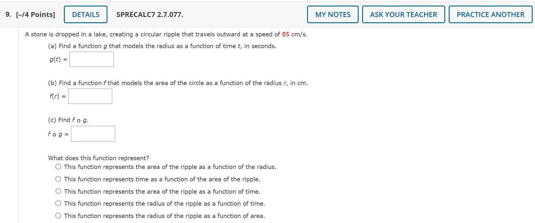 the domain of (f + g)(x). (Enter your answer using interval notation.)
