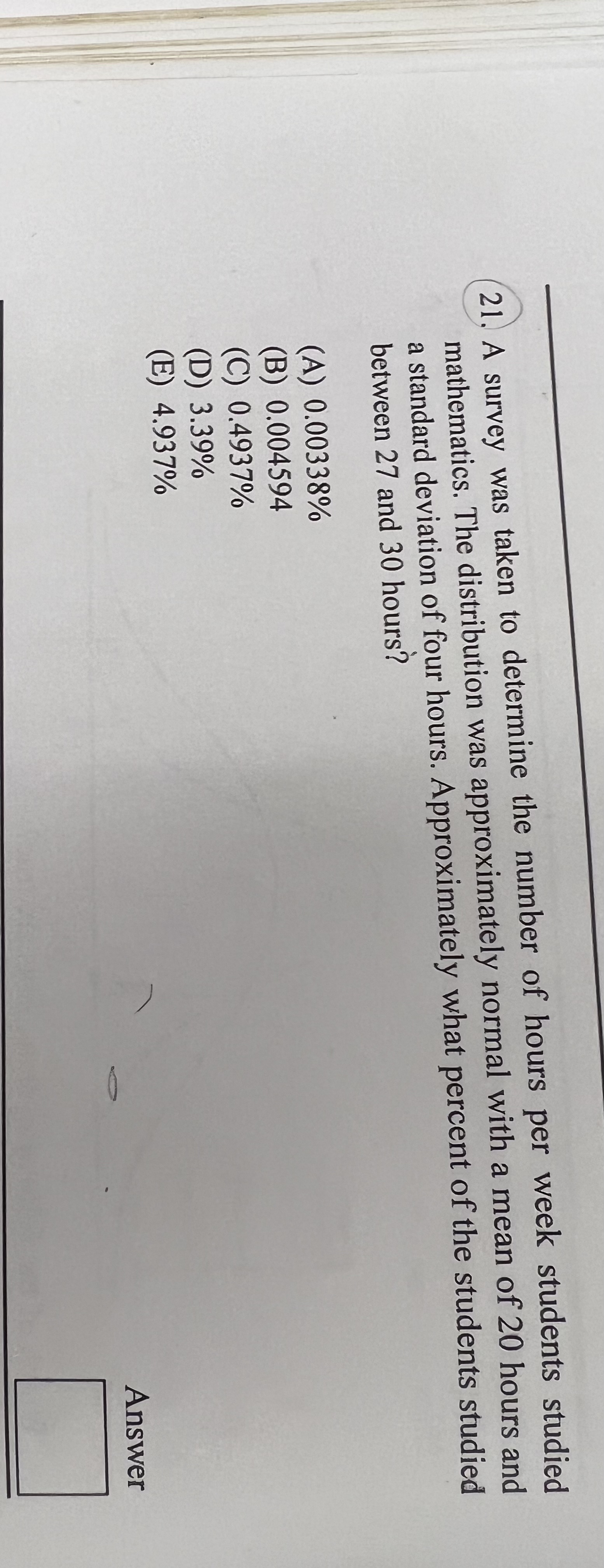 80.1 86.4 Answer Unauthorized copying or re any part of this page
