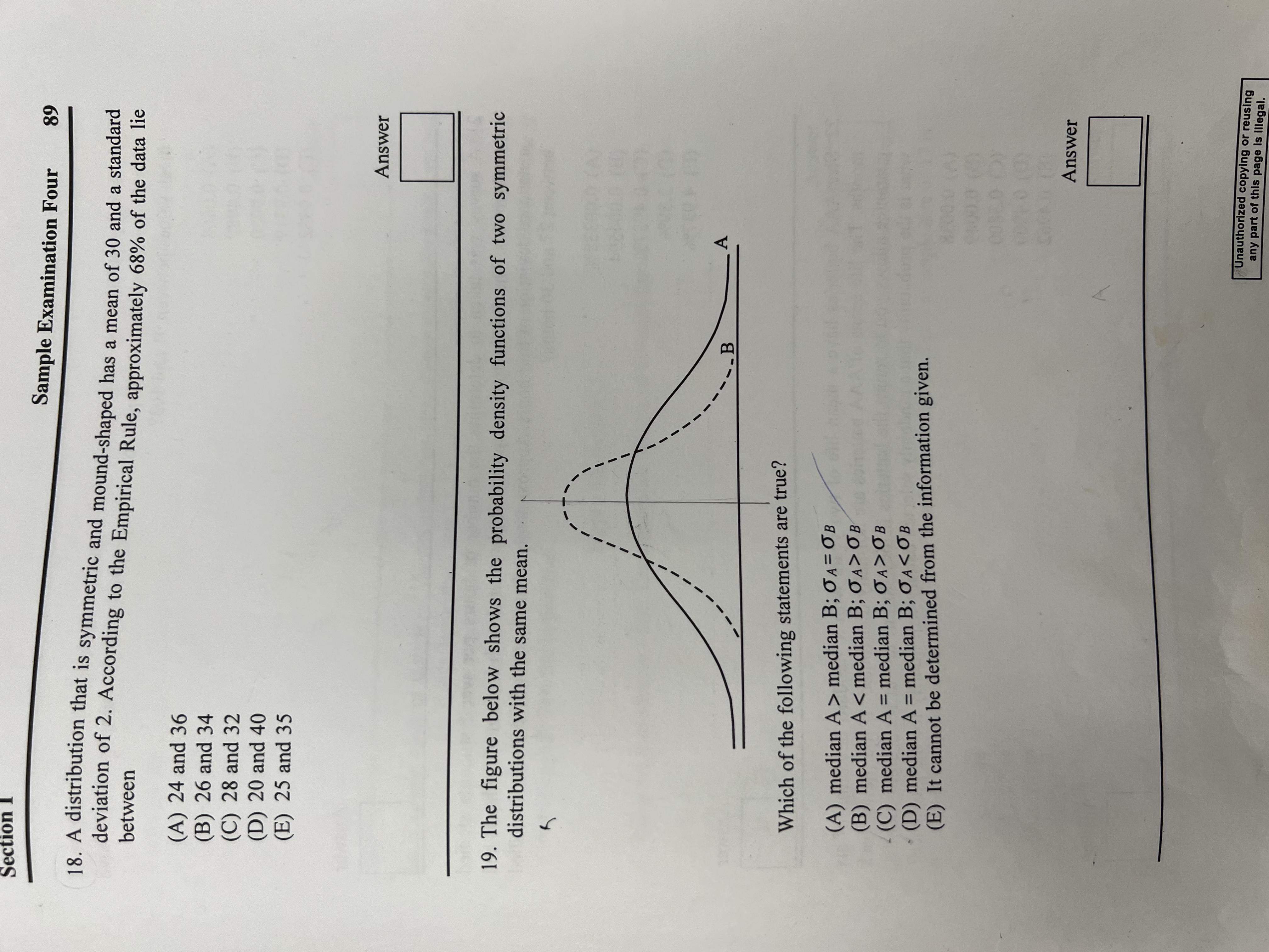 is IllC) The distribution D) The distribution is most likely skewed to