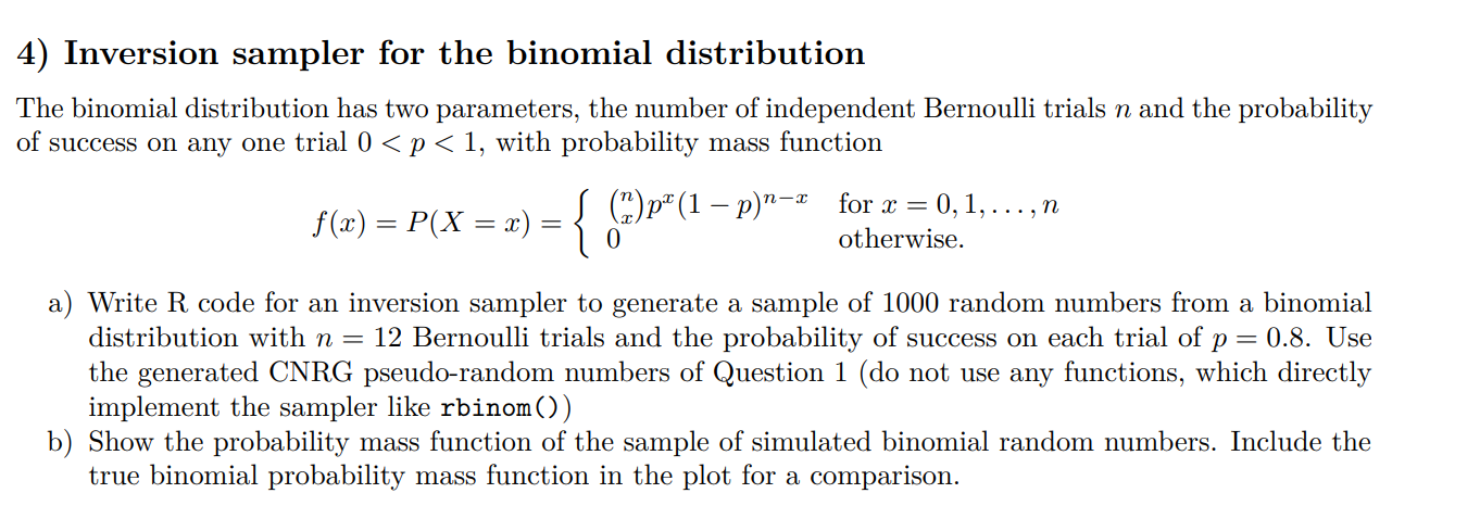 two parameters, the number of independent Bernoulli trials 71 and the probability