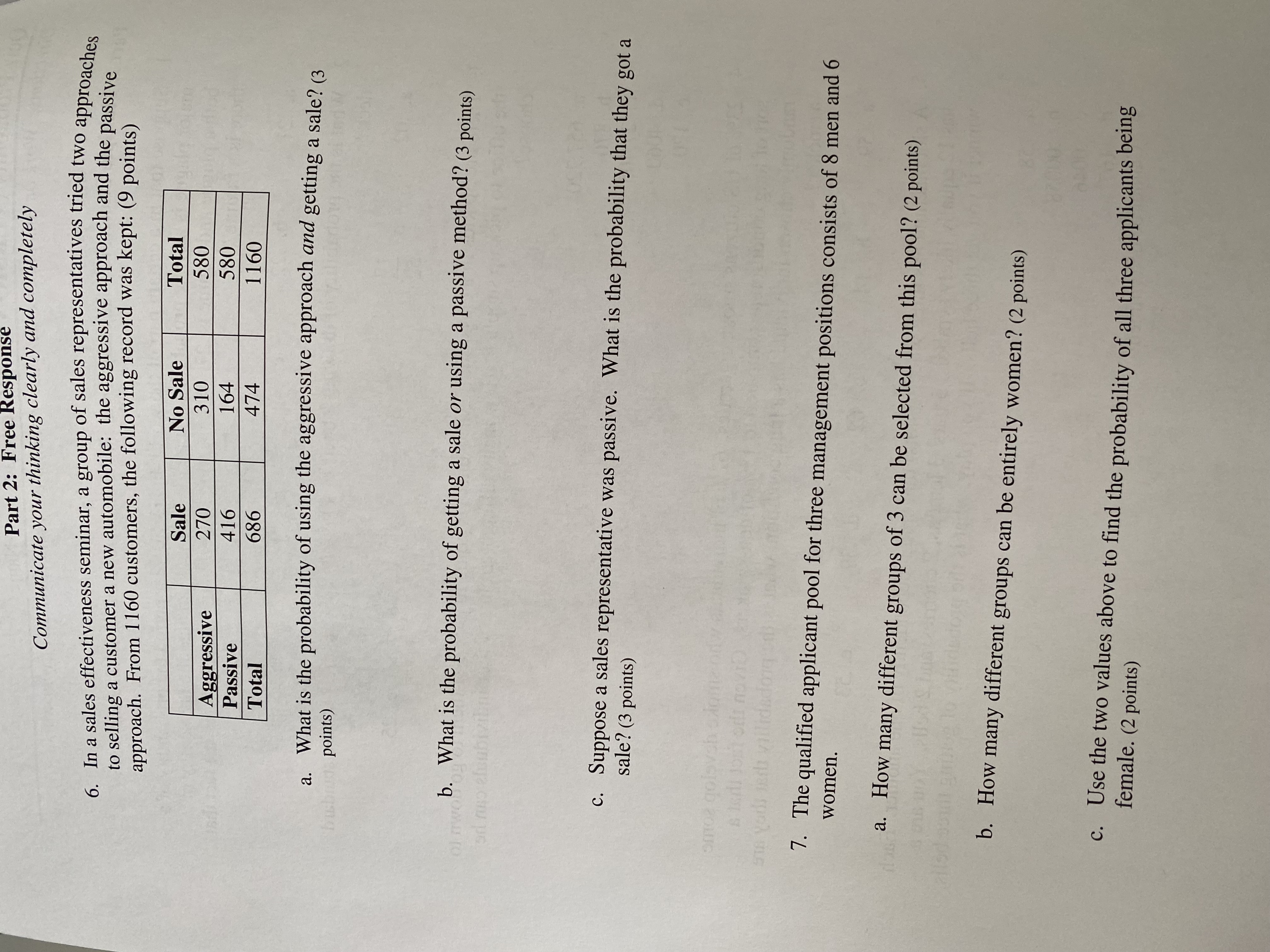 to the best answer. 1. Suppose that in a certain part of