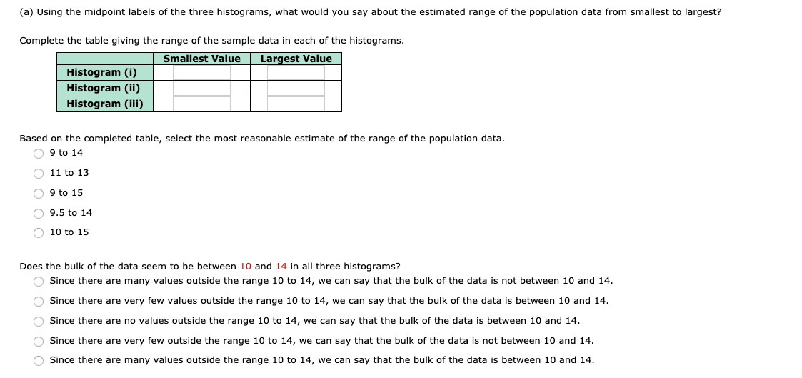 the answer. Thank you. (a) Using the midpoint labels of the three
