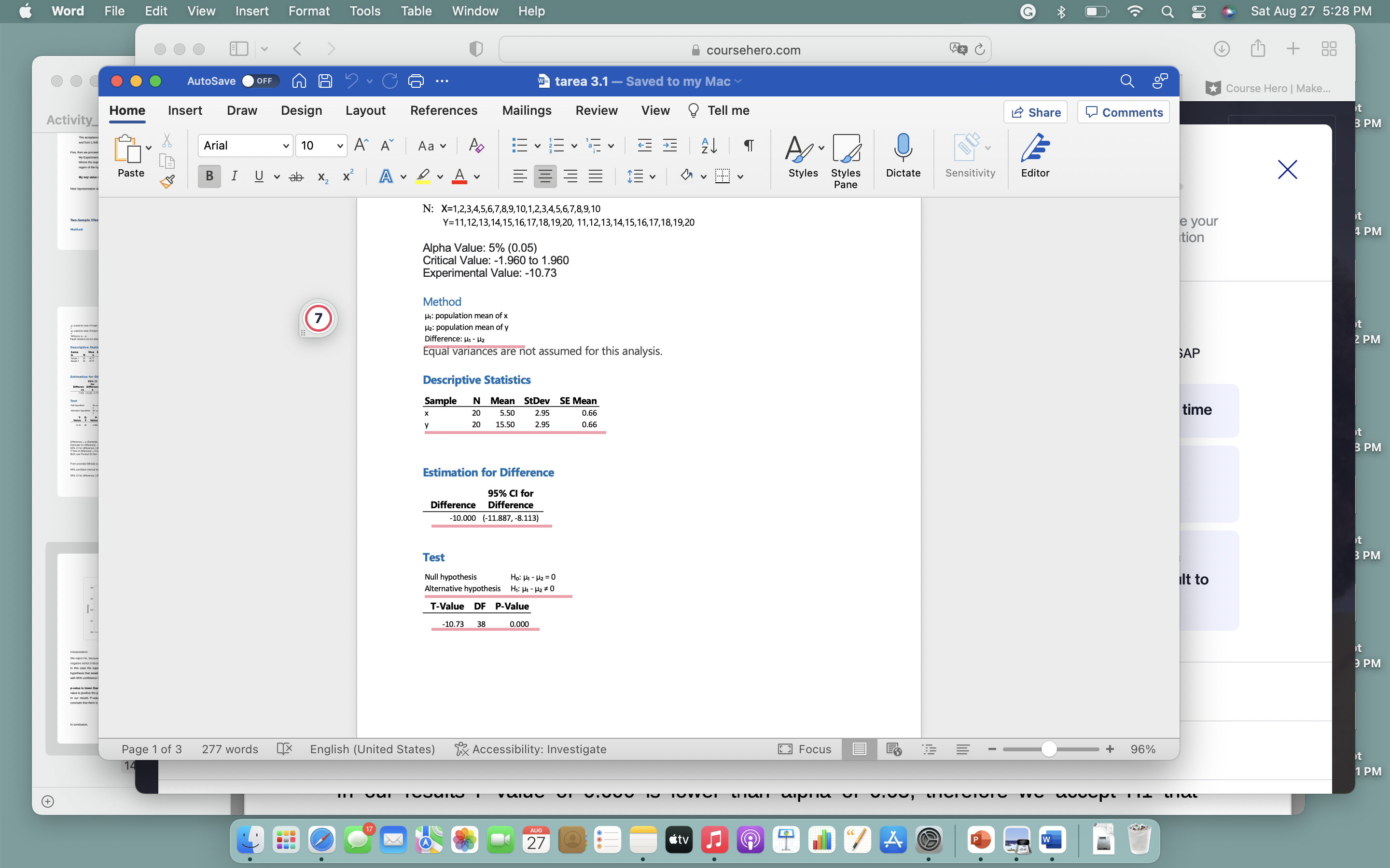 AutoSave OFF 19 . C G ... we tarea 3.1- Saved to