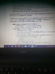 and 3 states of nature. 2. Interpret decisions made under uncertainty. a.