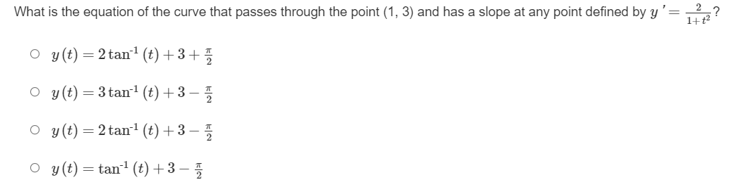 contains the point (1, 4)? O In 3 + 1.27 O 3*