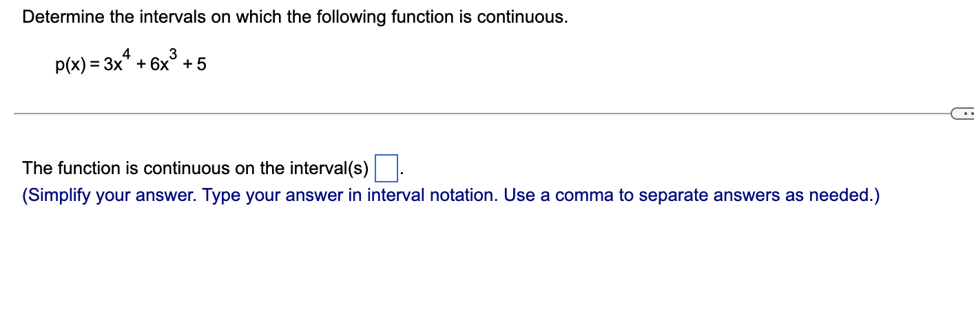 undened. [:1 c. The function is not continuous at a = 7