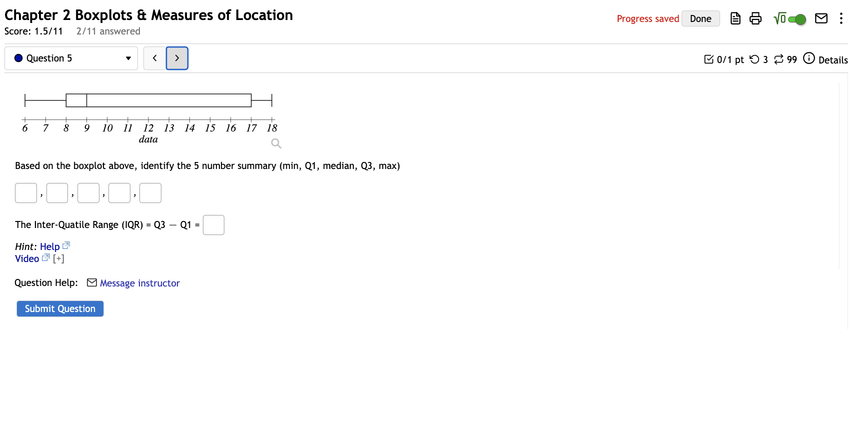 0.5 of 1 pts. See Details for more. > Next question Get