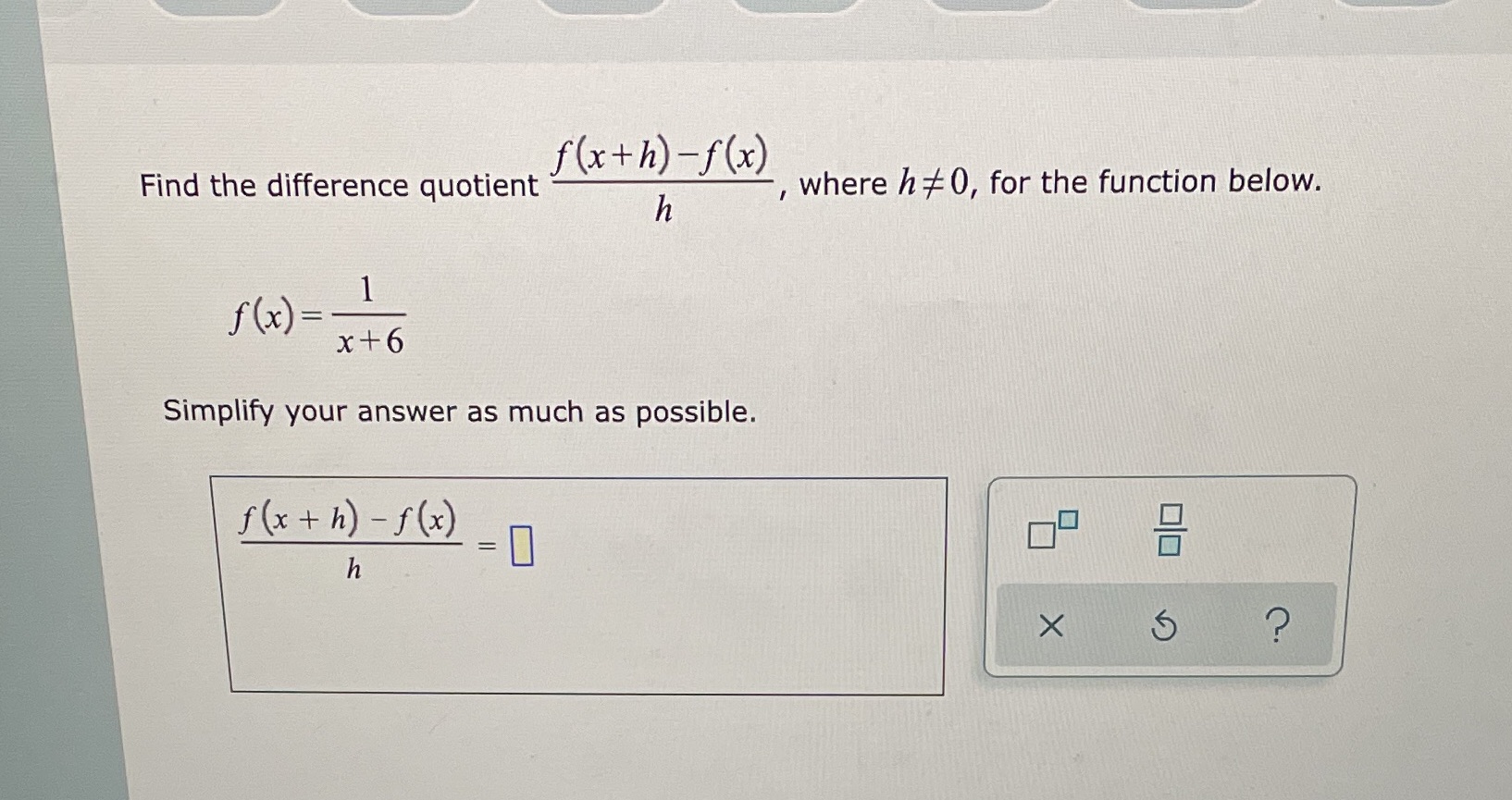  f(xth) - f(x) Find the difference quotient , where h #0,