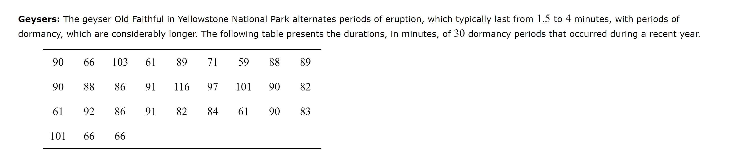 Construct a frequency distribution using a class width of 7, and using