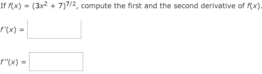 derivative of f(x).