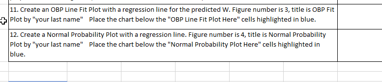 statistic value you used to answer question #1. 3. For each unit