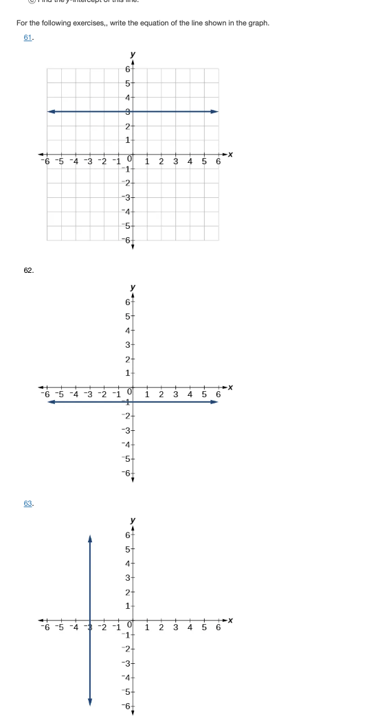 the following exercises, use the descriptions of each pair of lines given