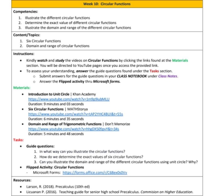 + 9 . . 4 Let 0 be an angle in standard