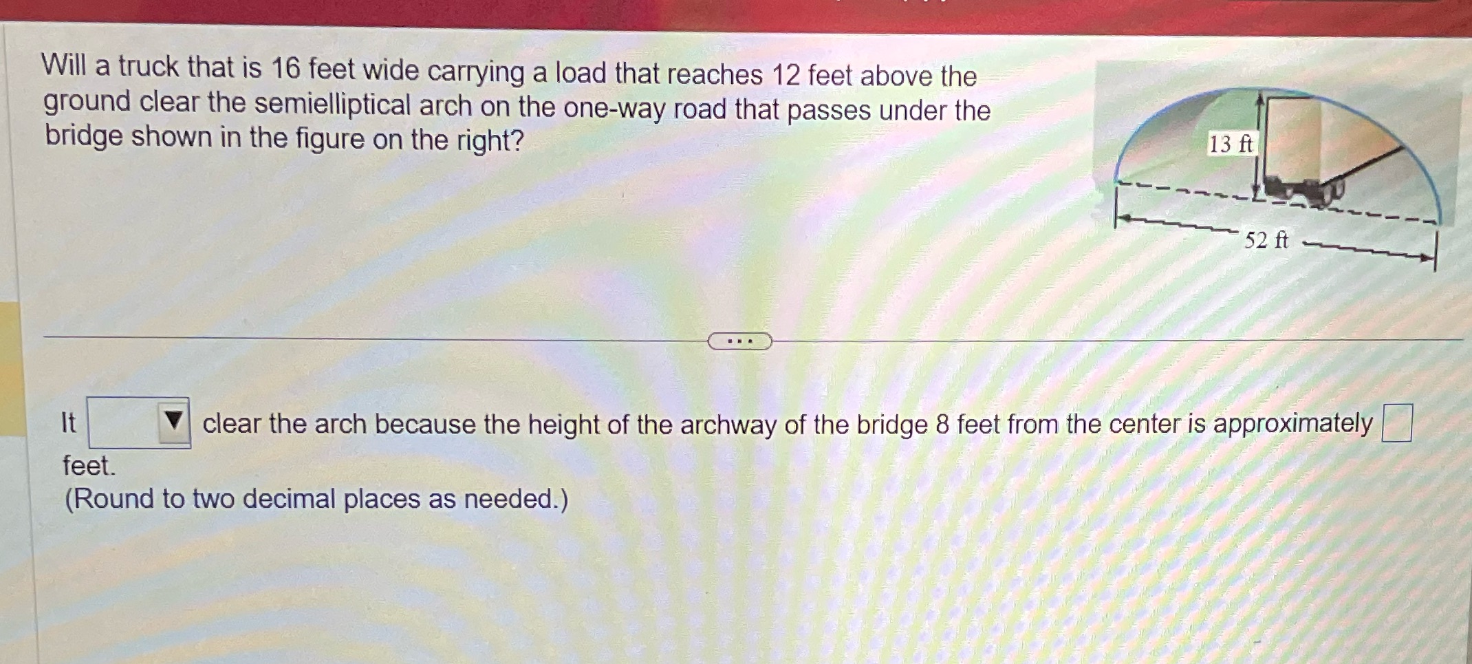 For the drop down the options are (will) and (will not)