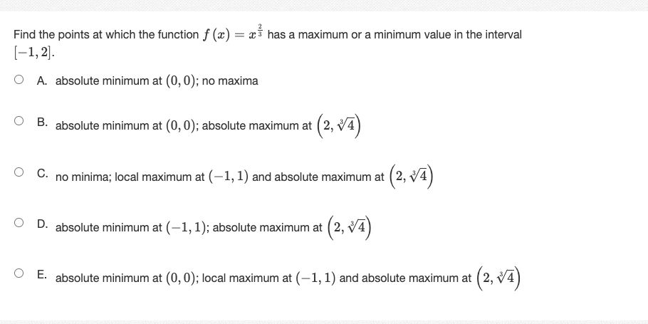  Find the points at which the function f (@) = 3