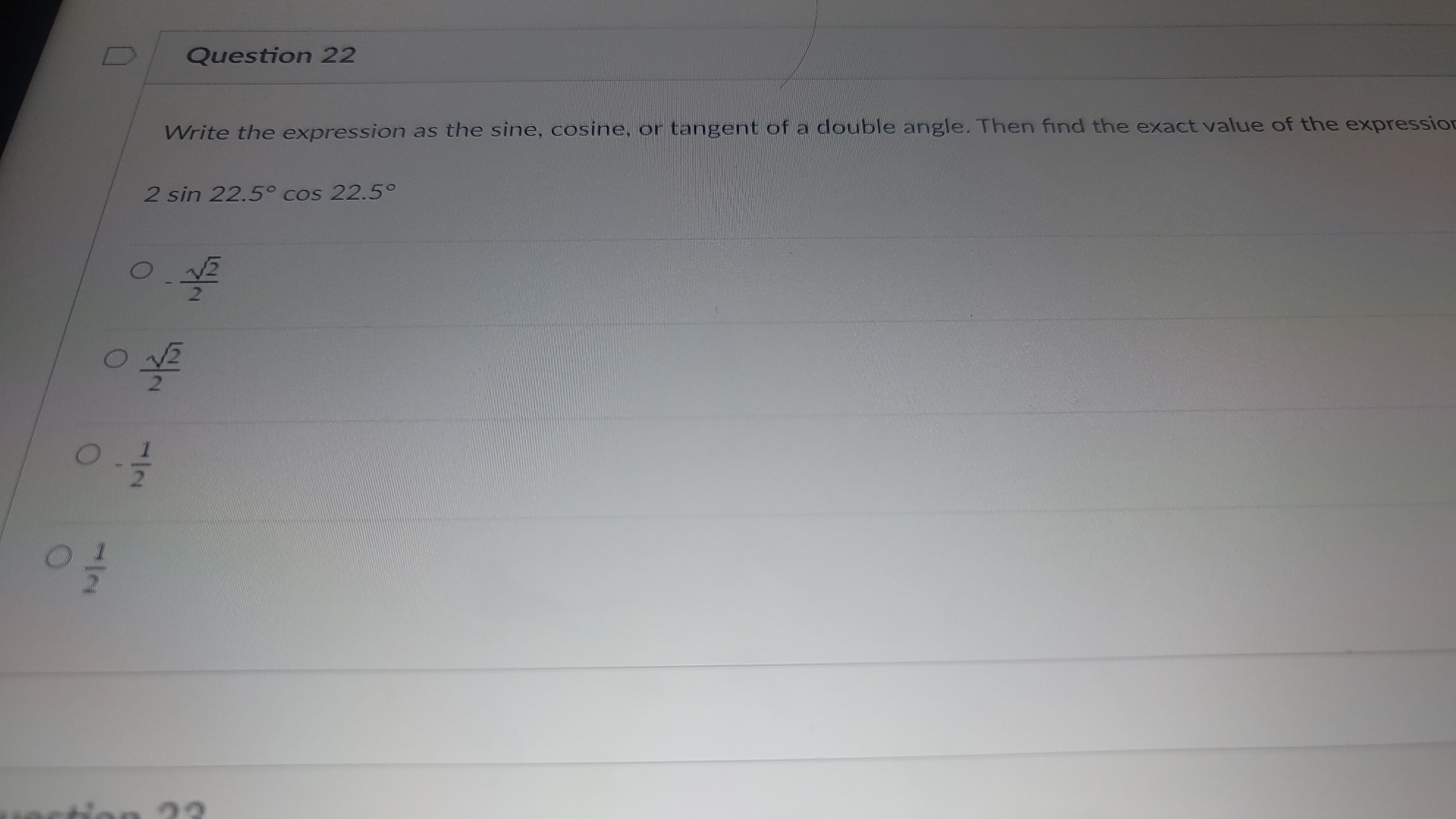 sin 10x - sin 4x 2 cos 4x Cos 7x O 2