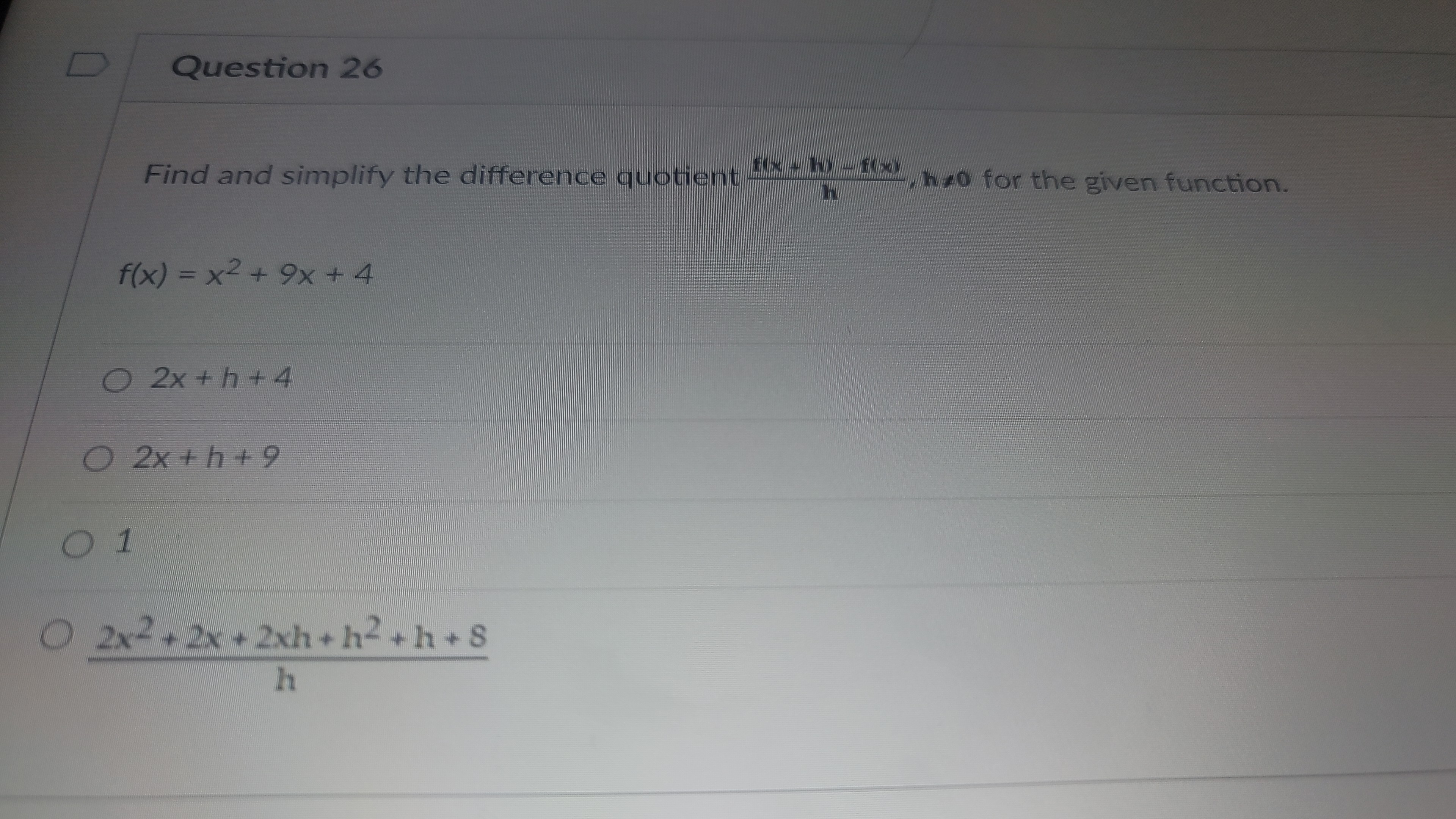 decomposition of the rational expression. 17x + 54 x2+6x + 8 O
