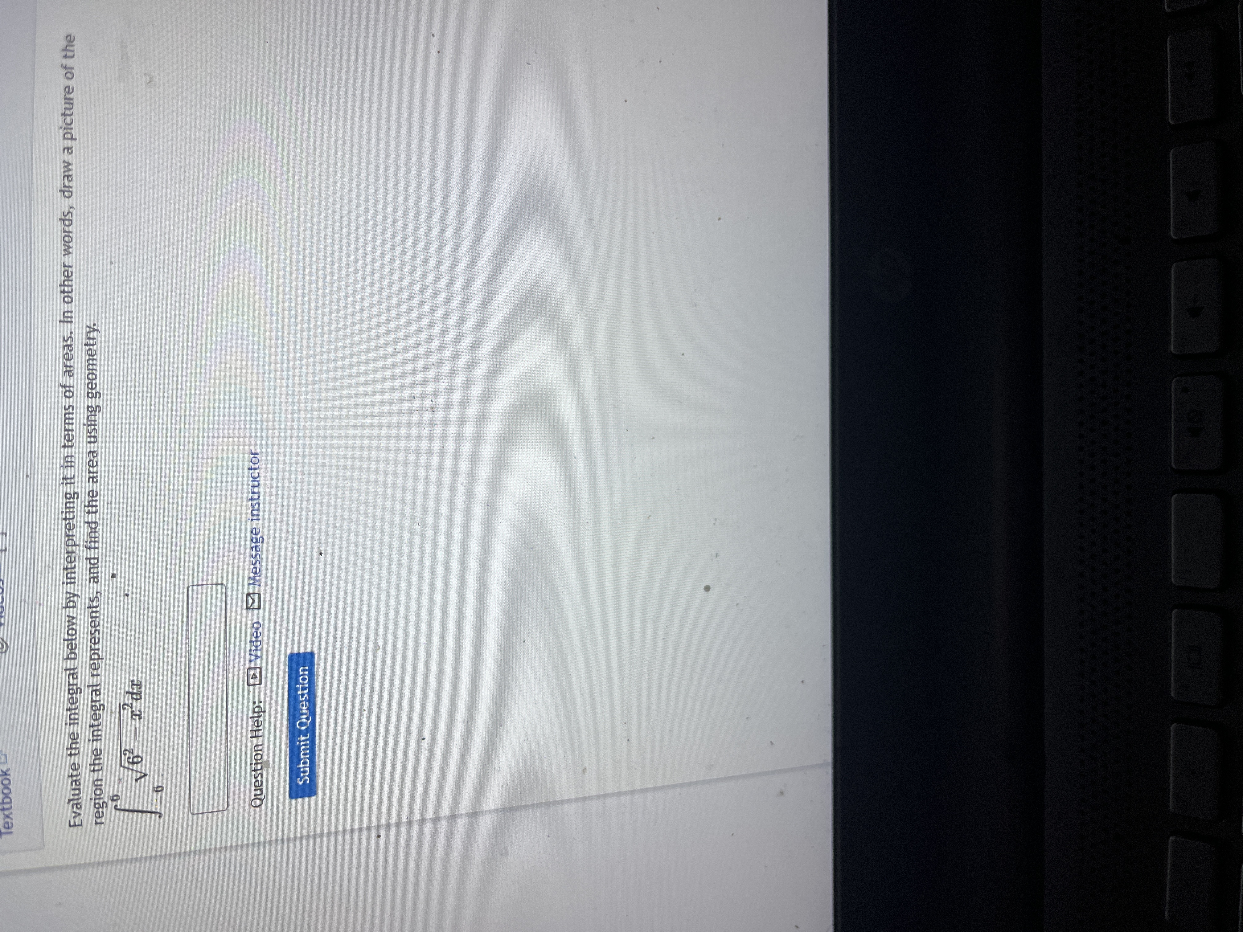 in terms of areas. In other words, draw a picture of the