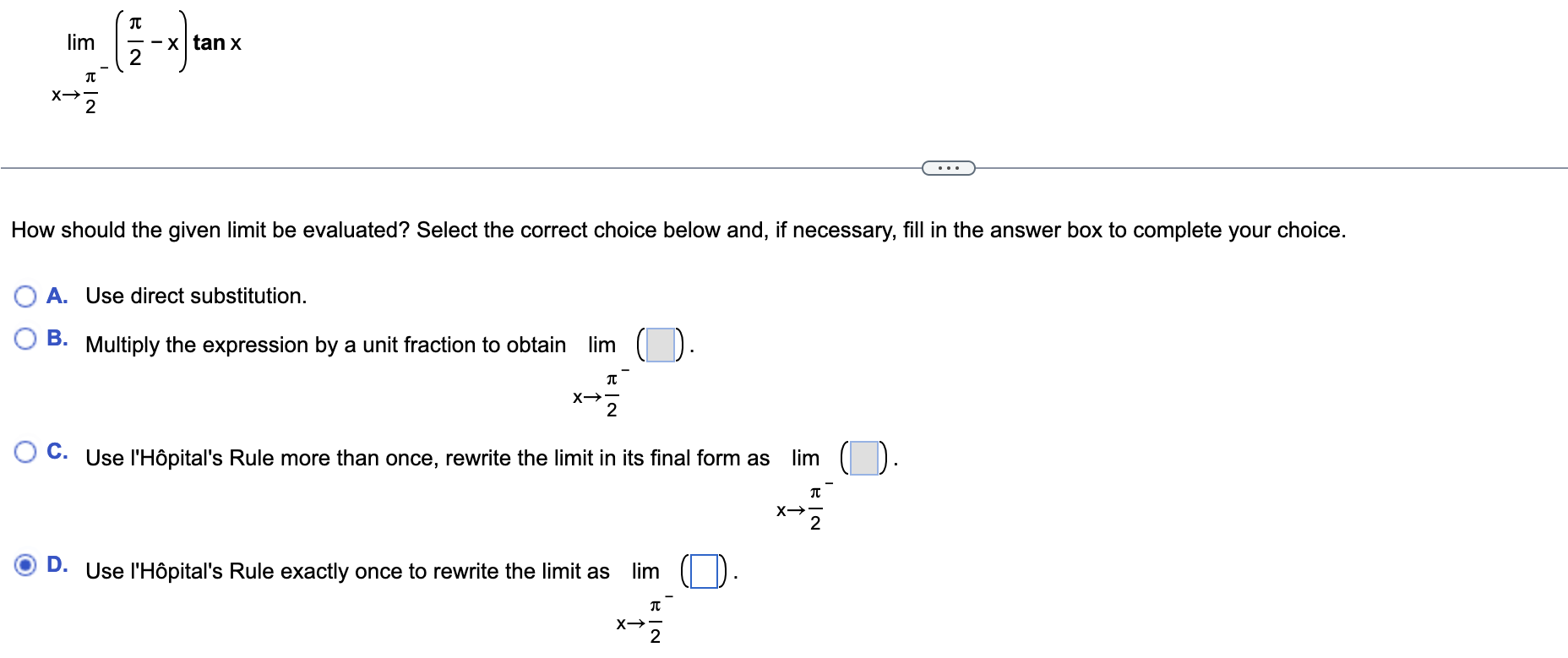 below and, if necessary, fill in the answer box to complete your