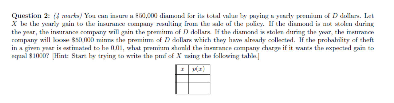 the yearlyr gain to the insurance company resulting from the sale of
