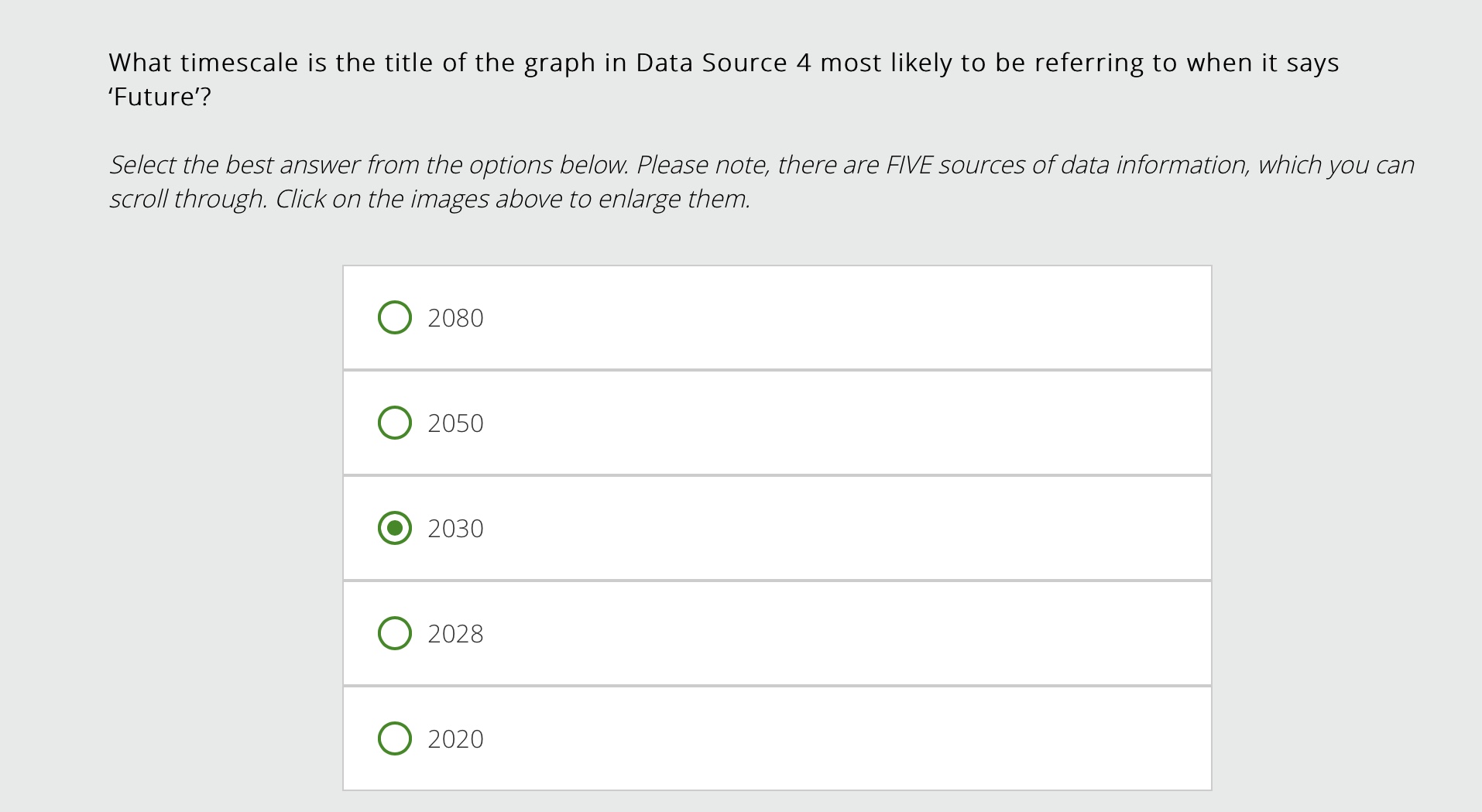 your question, but focus on data source 4 the most. The Human