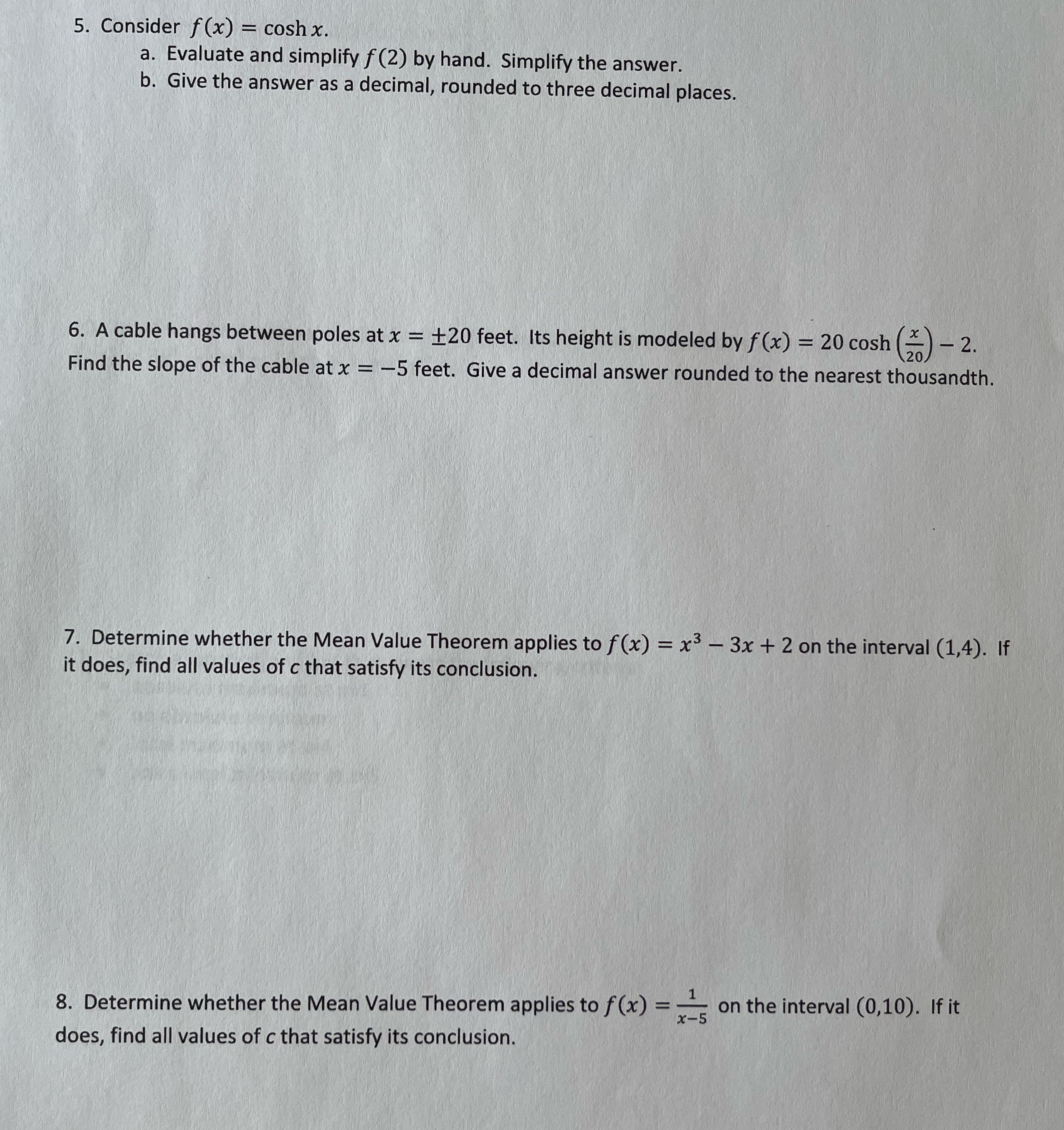 simplify f (2) by hand. Simplify the answer. b. Give the answer