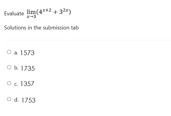at x = 3 and x = - 3 O c. Continuous