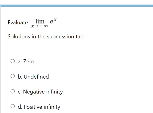 at x = 3 and x = - 3 O d. Discontinuous