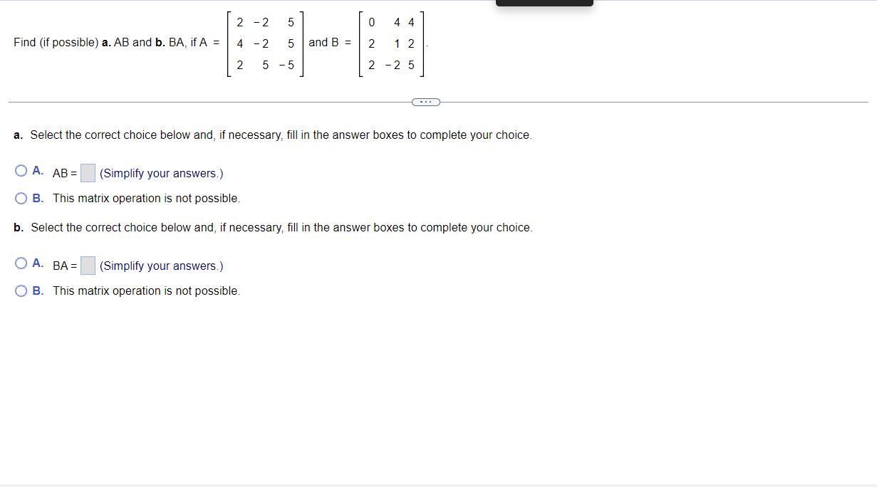to find the complete solution to the following system of equations, or
