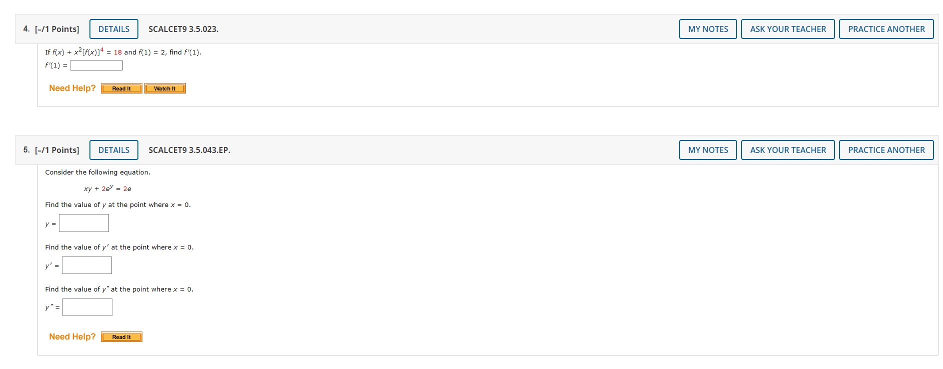 are consistent by substituting the expression for y into your solution for