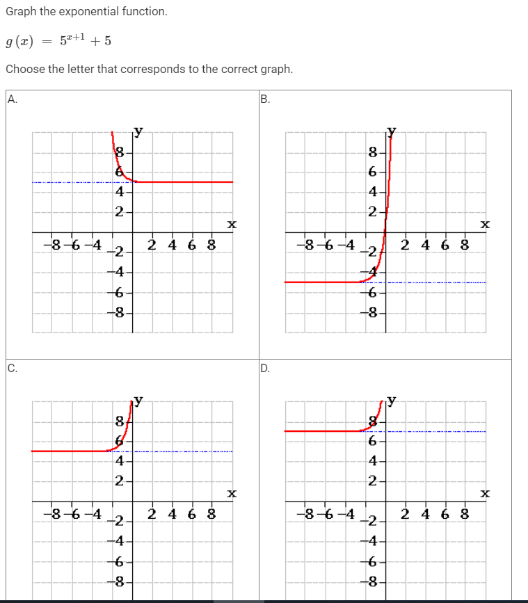 1 I f (1') = (1) Choose the letter that corresponds to