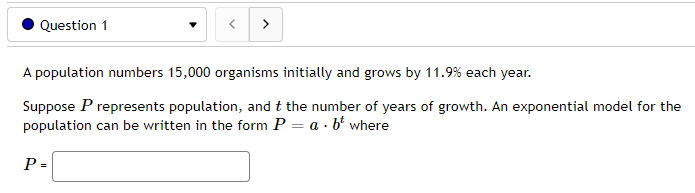 is the principal [starting amount}, 1" is the annual percentage rate, 3: