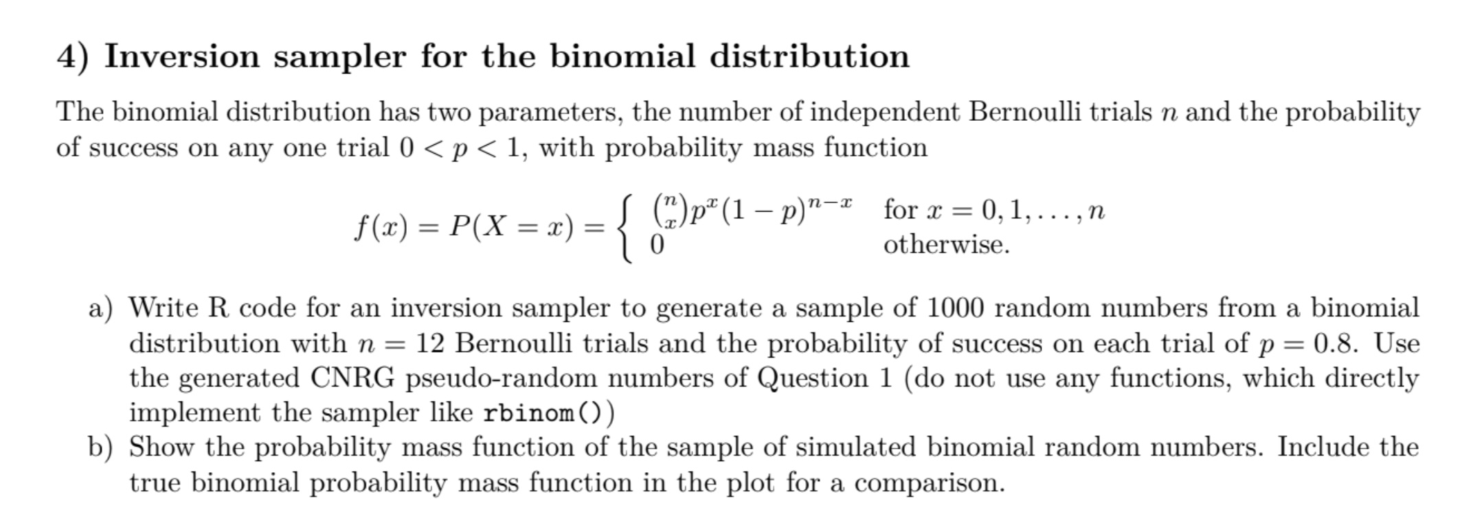  Use Rstudio when asked to. This is both about probability statistics