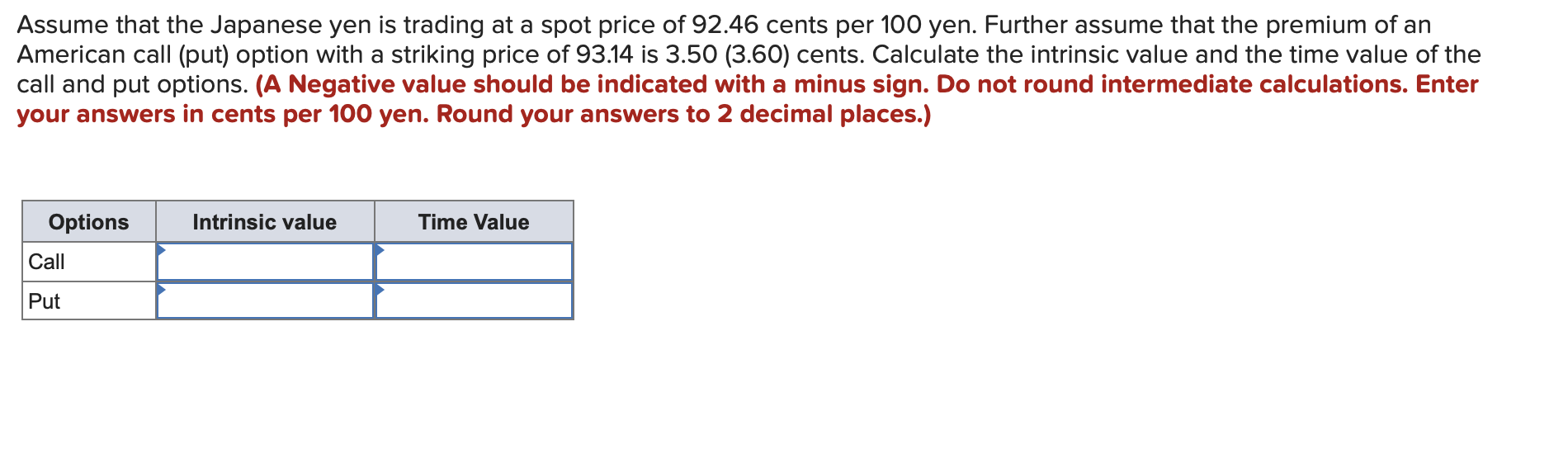 the threemonth forward rate is $0.81/SF. You can buy the threemonth call