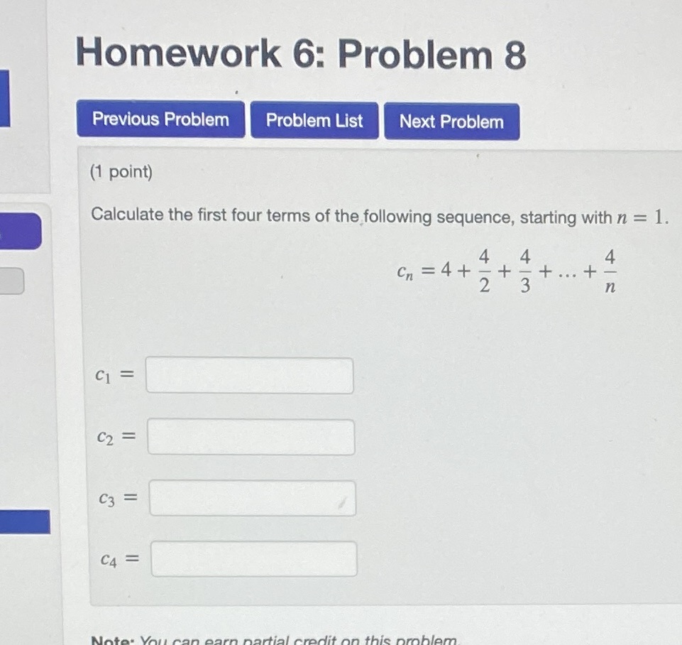  Homework 6: Problem 8 Previous Problem Problem List Next Problem (1