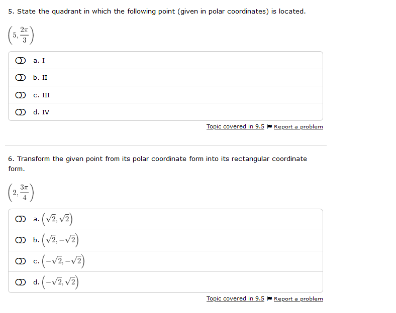 7i + 6j. |v + wll = v85 Topic covered in 9.6