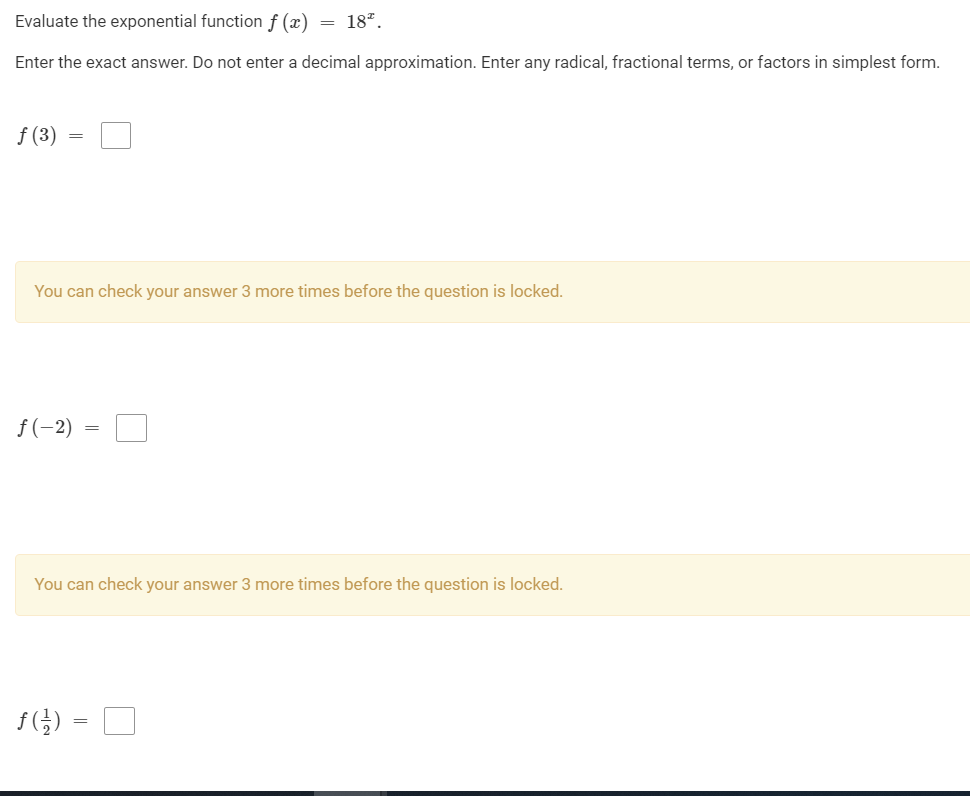 D You can check your answer 3 more times before the question