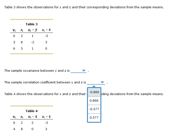 coefficient between is -2 Select the best conclusion based on your c