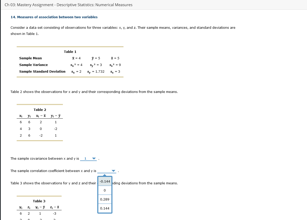 calculations show a positive linear relationship between x and y, a negative