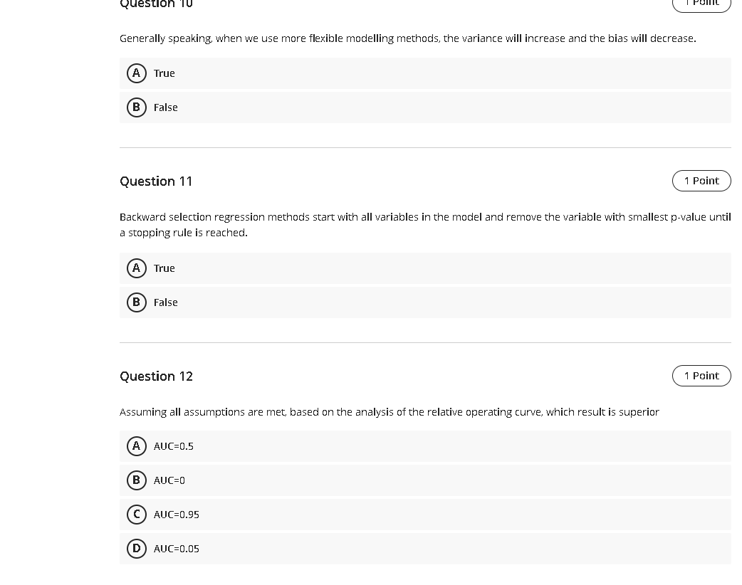 D 25 5Question 8 1 Point Look at the output below. Assuming