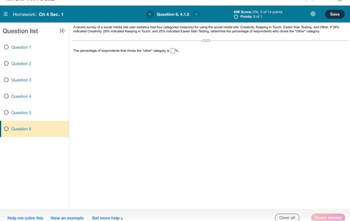 with multiple votes. Homework: Ch 4 Sec. 1 Question 6. 4.1.5 HW